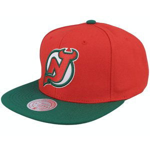 New Jersey Devils čepice flat kšiltovka NHL Team 2 Tone 2.0 Pro Snapback Mitchell & Ness 105678