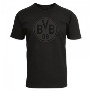 Borussia Dortmund pánské tričko Logo fullblack 53953