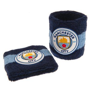 Manchester City potítka 2 soft cotton sweatbands TM-02545