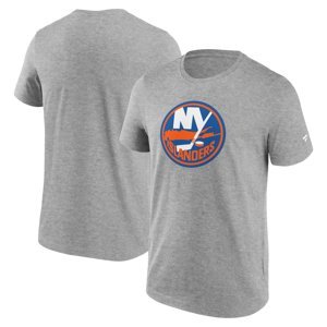 New York Islanders pánské tričko Primary Logo Graphic Sport Gray Heather Fanatics Branded 105987