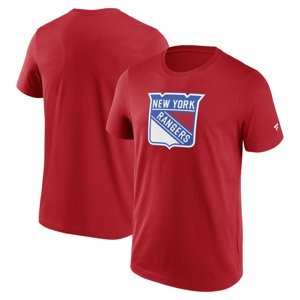 New York Rangers pánské tričko Primary Logo Graphic Athletic Red Fanatics Branded 105990