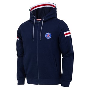 Paris Saint Germain pánská mikina s kapucí Zip blue 54472