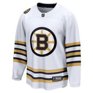 Boston Bruins hokejový dres White 100th Anniversary Premier Breakaway Jersey Fanatics Branded 107229