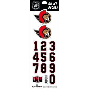 Ottawa Senators samolepky na helmu Decals New Logo 107247