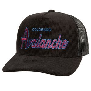 Colorado Avalanche čepice baseballová kšiltovka NHL Times Up Trucker black Mitchell & Ness 106326