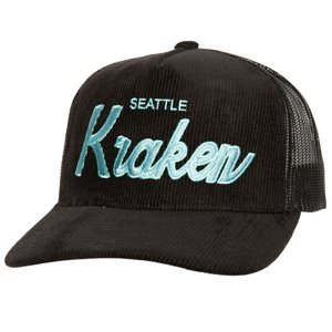 Seattle Kraken čepice baseballová kšiltovka NHL Times Up Trucker black Mitchell & Ness 106347