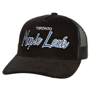 Toronto Maple Leafs čepice baseballová kšiltovka NHL Times Up Trucker black Mitchell & Ness 106353
