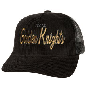 Vegas Golden Knights čepice baseballová kšiltovka NHL Times Up Trucker black Mitchell & Ness 106356