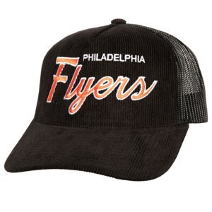 Philadelphia Flyers čepice baseballová kšiltovka NHL Times Up Trucker black Mitchell & Ness 106383