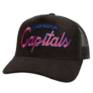 Washington Capitals čepice baseballová kšiltovka NHL Times Up Trucker black Mitchell & Ness 106395