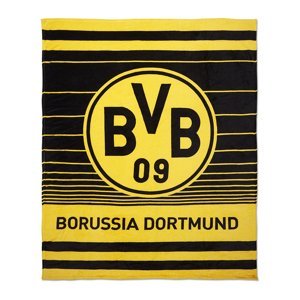 Borussia Dortmund fleecová deka Streifen 54862