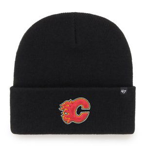 Calgary Flames zimní čepice Haymaker 47 CUFF KNIT Black 47 Brand 107085