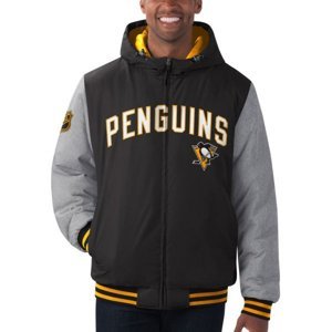 Pittsburgh Penguins pánská bunda s kapucí Cold Front Polyfilled Padded Jacket w. Hood G-III Sports by Carl Banks 107253