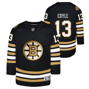 Boston Bruins dětský hokejový dres Charlie Coyle 13 black 100th Anniversary Premier Breakaway Jersey Fanatics Branded 107610