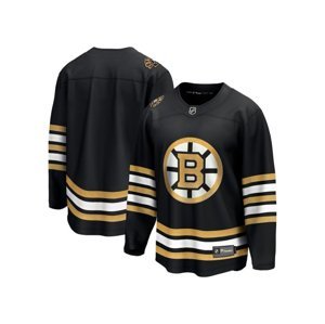 Boston Bruins dětský hokejový dres Black 100th Anniversary Replica Jersey Fanatics Branded 107619