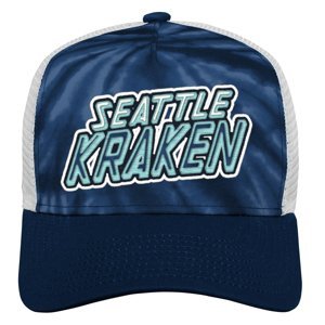Seattle Kraken dětská čepice baseballová kšiltovka Santa Cruz Tie Dye Trucker Outerstuff 99018