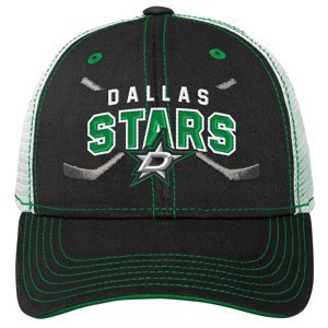 Dallas Stars dětská čepice baseballová kšiltovka Core Lockup Trucker Snapback Outerstuff 100092