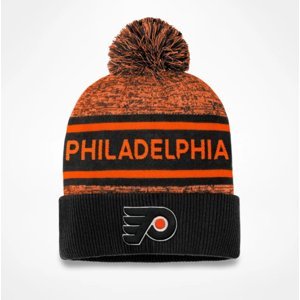 Philadelphia Flyers zimní čepice Authentic Pro Rink Heathered Cuffed Pom Knit Fanatics Branded 106125