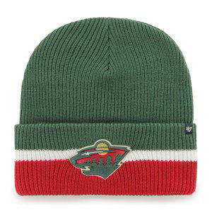 Minnesota Wild zimní čepice Split Cuff 47 CUFF KNIT Dark Green 47 Brand 107187