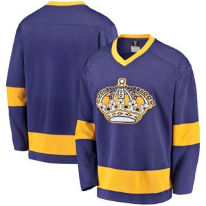 Los Angeles Kings hokejový dres Premier Breakaway Heritage Blank Jersey - Purple/Gold Fanatics Branded 109569