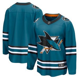 San Jose Sharks hokejový dres Breakaway Home Jersey Teal Fanatics Branded 109575