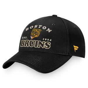 Boston Bruins čepice baseballová kšiltovka Heritage Unstructured Adjustable Fanatics Branded 109959