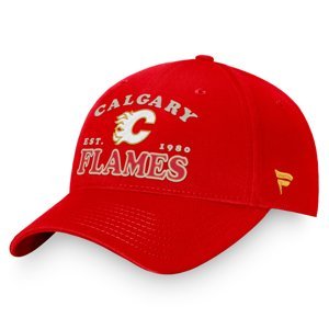 Calgary Flames čepice baseballová kšiltovka Heritage Unstructured Adjustable Fanatics Branded 109962