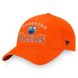 Edmonton Oilers čepice baseballová kšiltovka Heritage Unstructured Adjustable Fanatics Branded 109974