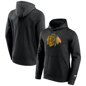 Chicago Blackhawks pánská mikina s kapucí Primary Logo Graphic Hoodie black Fanatics Branded 109701