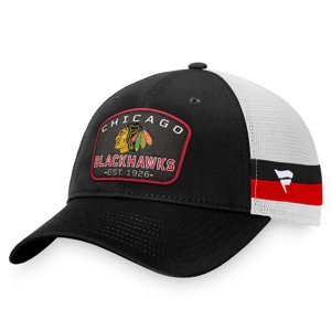 Chicago Blackhawks čepice baseballová kšiltovka Fundamental Structured Trucker Fanatics Branded 109758