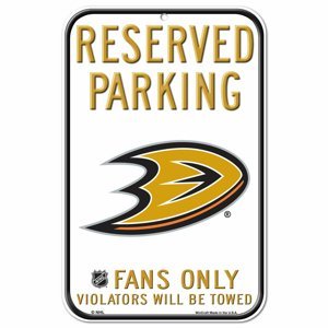 Anaheim Ducks cedule na zeď Reserved Parking Sign 110043