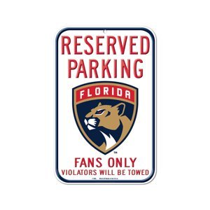 Florida Panthers cedule na zeď Reserved Parking Sign 110055