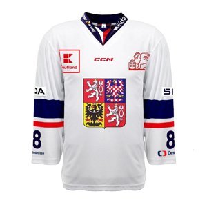 Hokejové reprezentace hokejový dres Czech Republic 2023/24 CCM PRO Authentic white CCM 110196