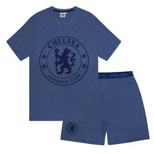 FC Chelsea pánské pyžamo Short Blue Marl 56030