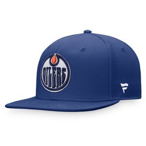Edmonton Oilers čepice flat kšiltovka Core Snapback blue Fanatics Branded 109836