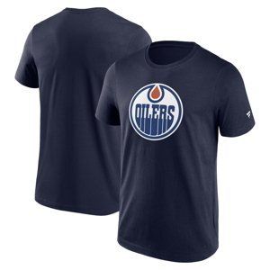 Edmonton Oilers pánské tričko Primary Logo Graphic T-Shirt blue Fanatics Branded 111546