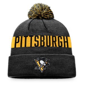 Pittsburgh Penguins zimní čepice Fundamental Beanie Cuff with Pom Fanatics Branded 111570