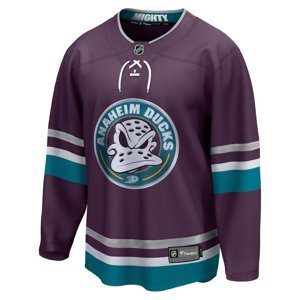 Anaheim Ducks hokejový dres Breakaway Home Jersey Purple 30th Anniversary Fanatics Branded 112011