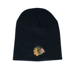 Chicago Blackhawks zimní čepice Cuffless Knit Black American Needle 111924