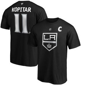 Los Angeles Kings pánské tričko Anze Kopitar #11 Authentic Stack Name & Number Fanatics Branded 112279