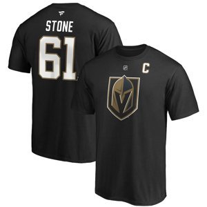 Vegas Golden Knights pánské tričko Mark Stone #61 Name & Number black Fanatics Branded 112288