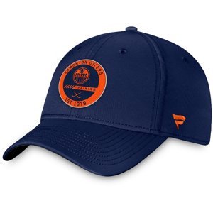Edmonton Oilers čepice baseballová kšiltovka Authentic Pro Training Flex navy Fanatics Branded 112369