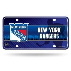 New York Rangers cedule na zeď Metal License Plate Auto Tag 112393