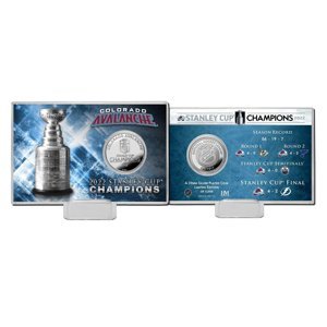 Colorado Avalanche pamětní mince 2022 Stanley Cup Champions Silver Mint Coin 113041