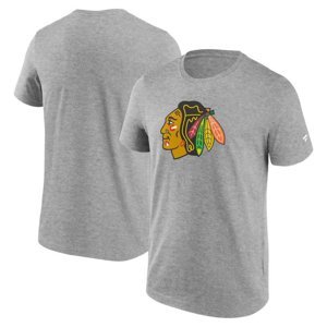 Chicago Blackhawks pánské tričko Primary Logo Graphic T-Shirt grey Fanatics Branded 111549