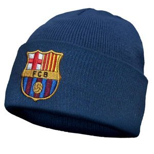 FC Barcelona dětská zimní čepice Knitted navy 48789