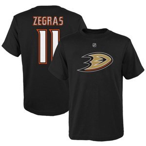 Anaheim Ducks dětské tričko Trevor Zegras black Fanatics Branded 113083