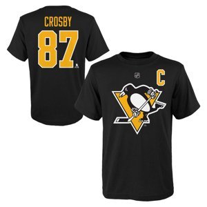 Pittsburgh Penguins dětské tričko Sidney Crosby 87 Name & Number black Outerstuff 113745