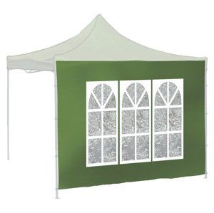 Cattara Bočnice pro párty stan WINDOW 2x3m 420D zelená WATERPROOF