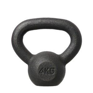 Litinový kettlebell HMS KZG04 4 kg, černý